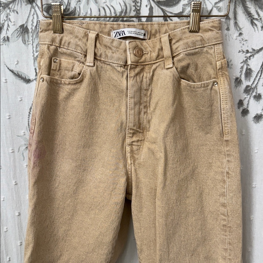 Zara Tan Women Jeans - Picture 5 of 8